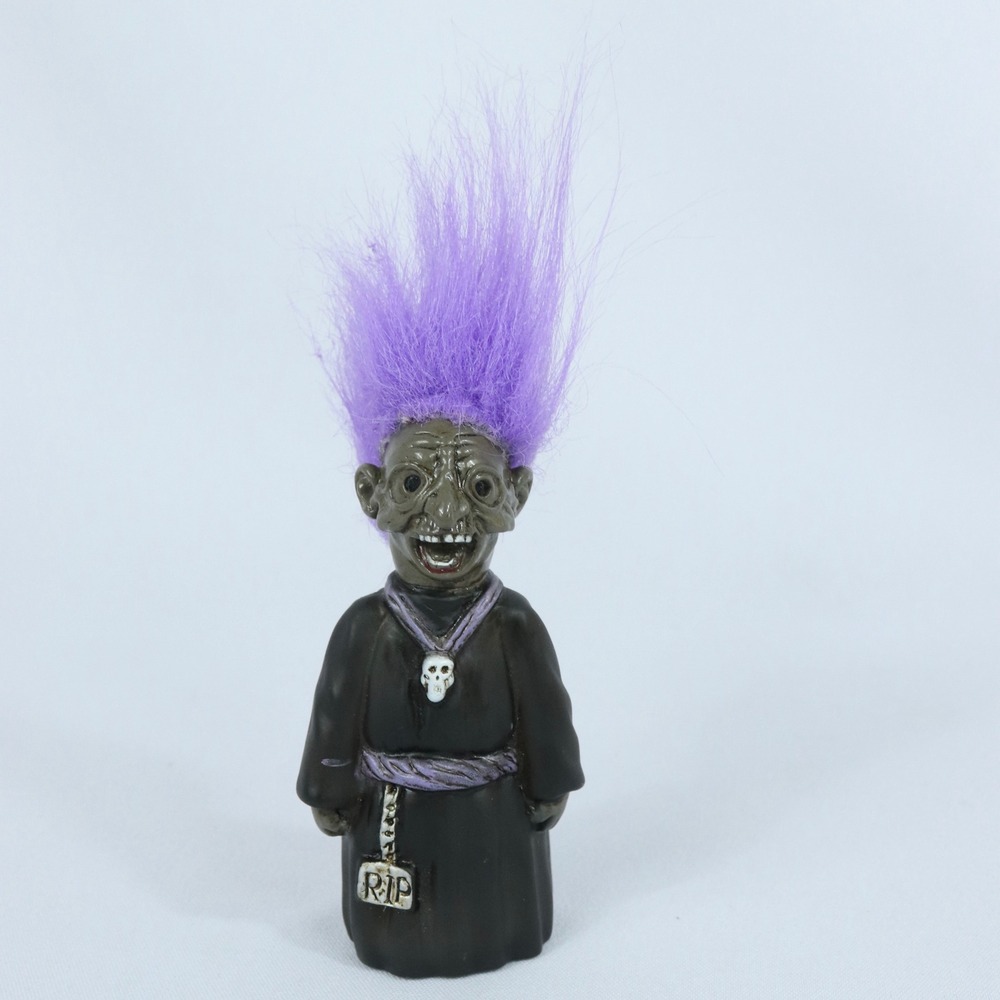 Halloween Pocket Screamer Ant Jemima Purple Hair Red Eyes WORKS VIDEO